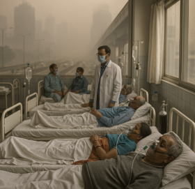 अत्यधिक प्रदूषणले अस्पतालमा बढे बिरामी